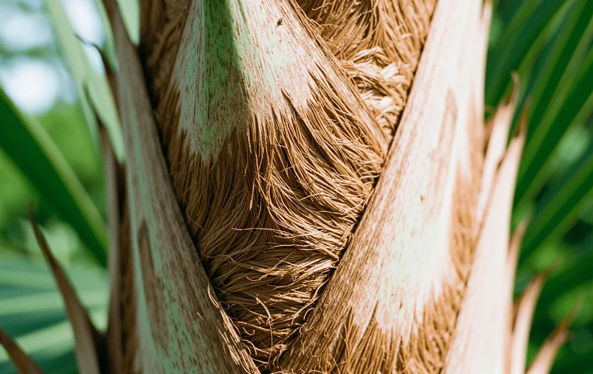 Botanical texture detailing natural structural complexity