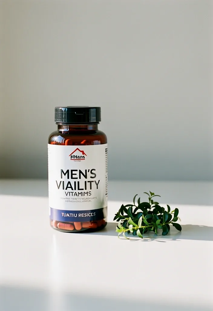 Supplements for men in professional packaging