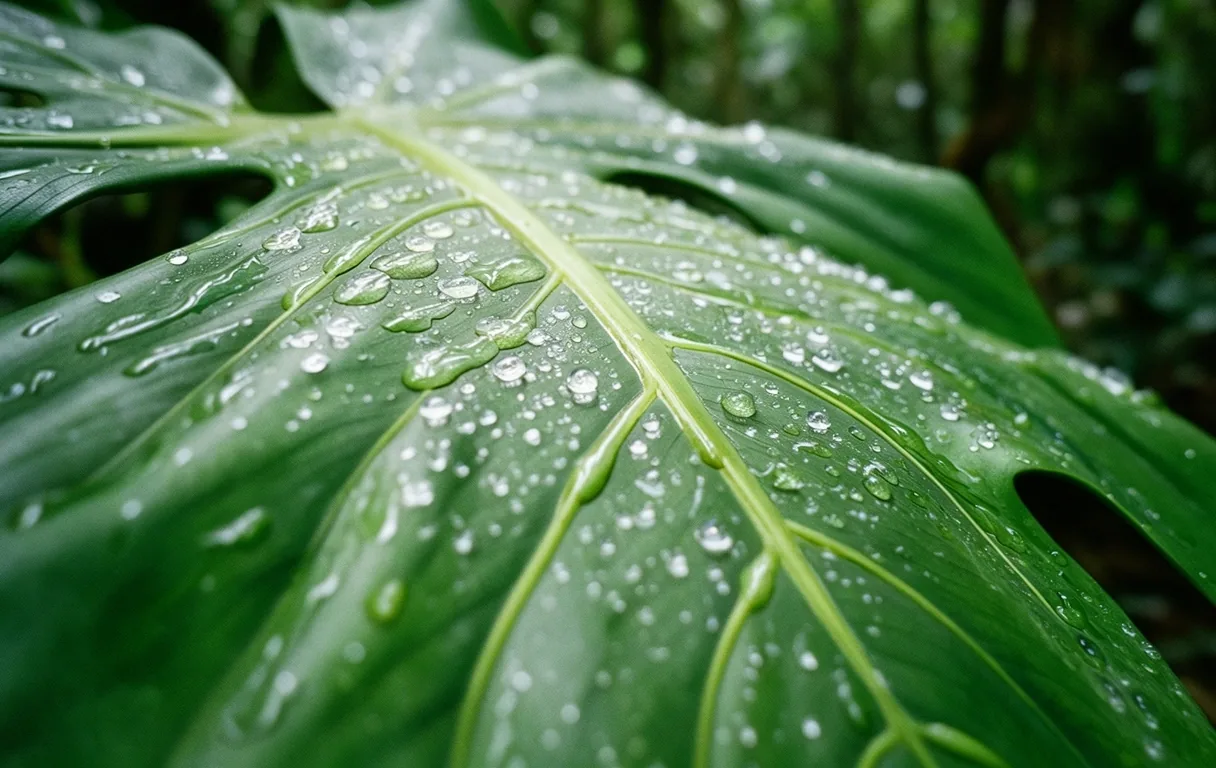Detailed botanical texture representing natural science